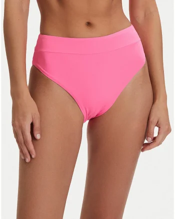 Slip de baie dama,  roz, material reciclat