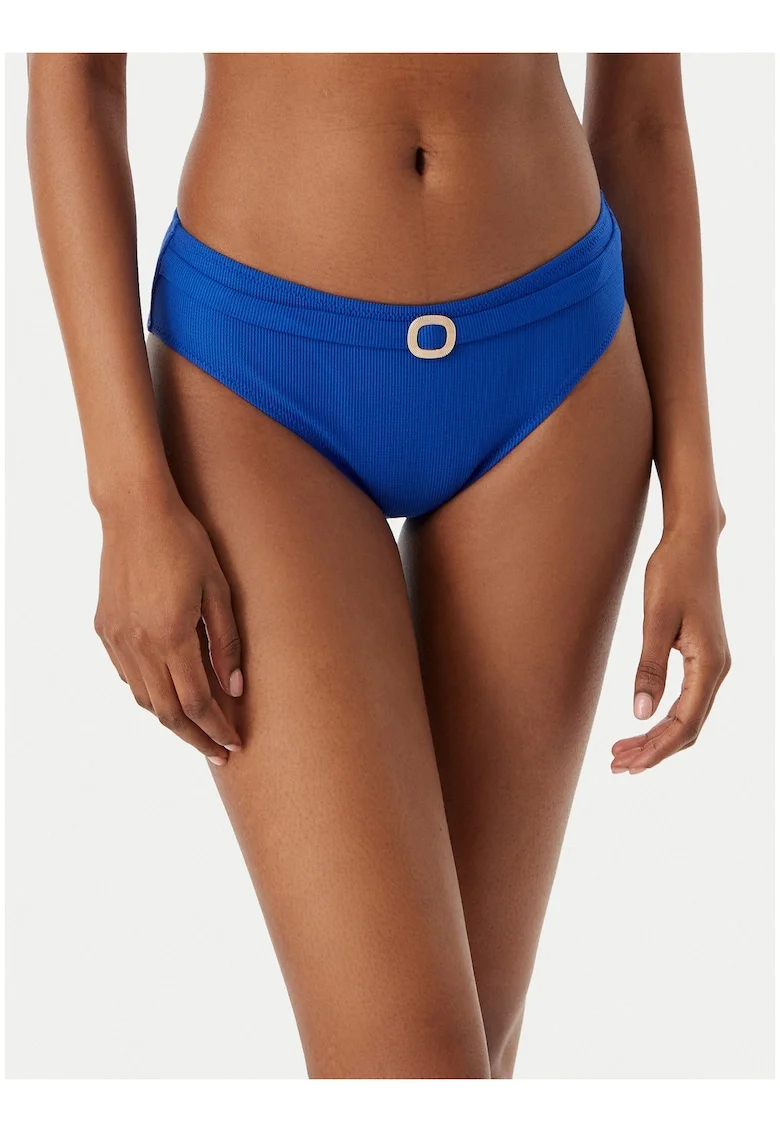 Slip de bikini Dama,  albastru, material sintetic, croiala confortabila