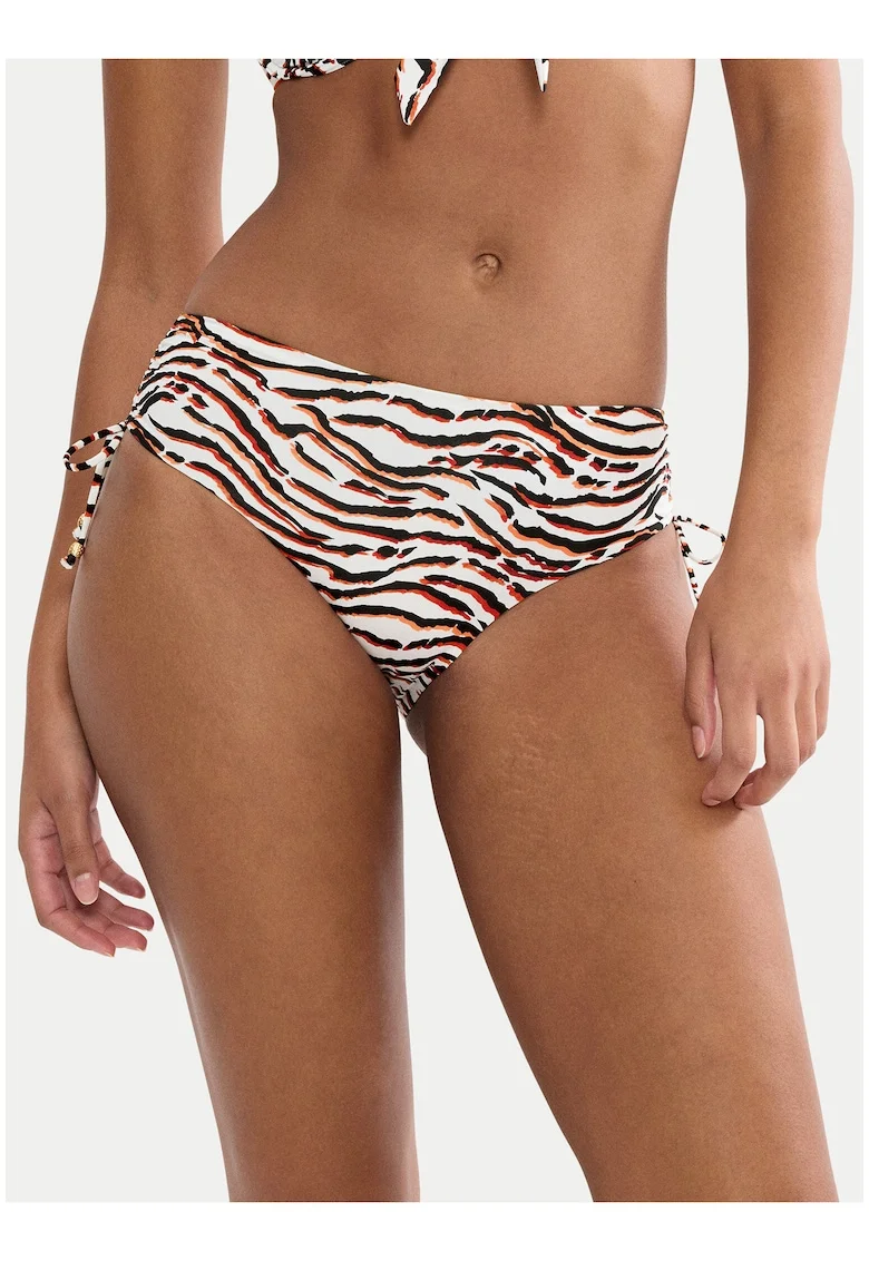 Slip de bikini dama,  animal print, multicolor, material sintetic