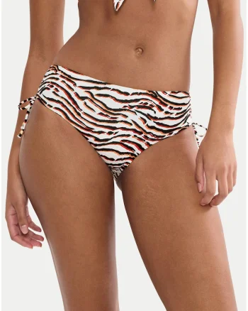 Slip de bikini dama,  animal print, multicolor, material sintetic