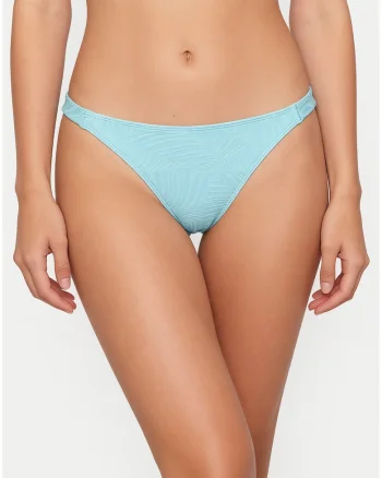 Slip de bikini dama,  albastru, material sintetic, fara inchidere