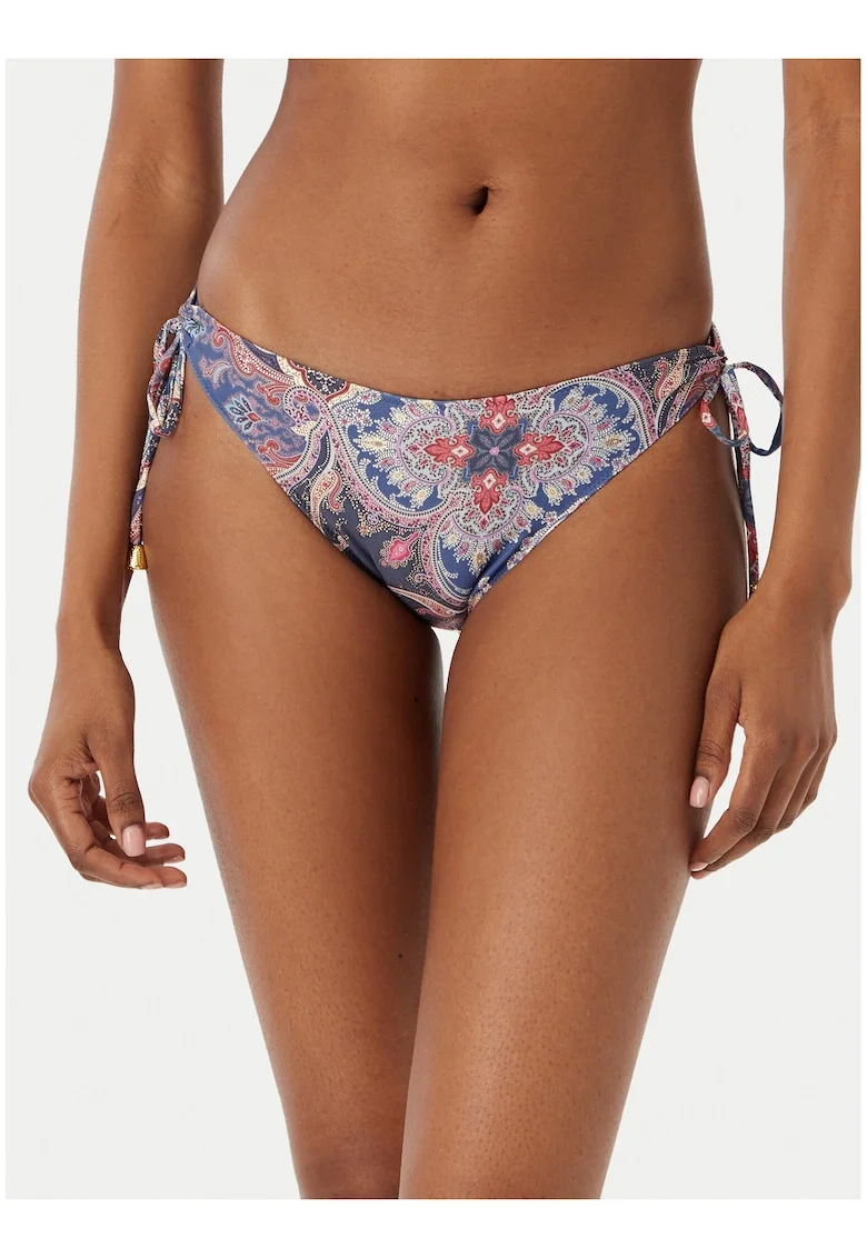 Slip de bikini pentru femei,  multicolor, din material sintetic