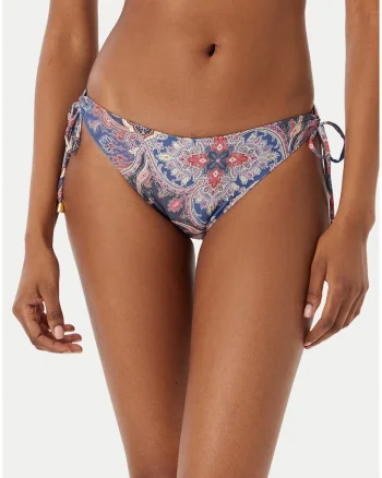 Slip de bikini pentru femei,  multicolor, din material sintetic
