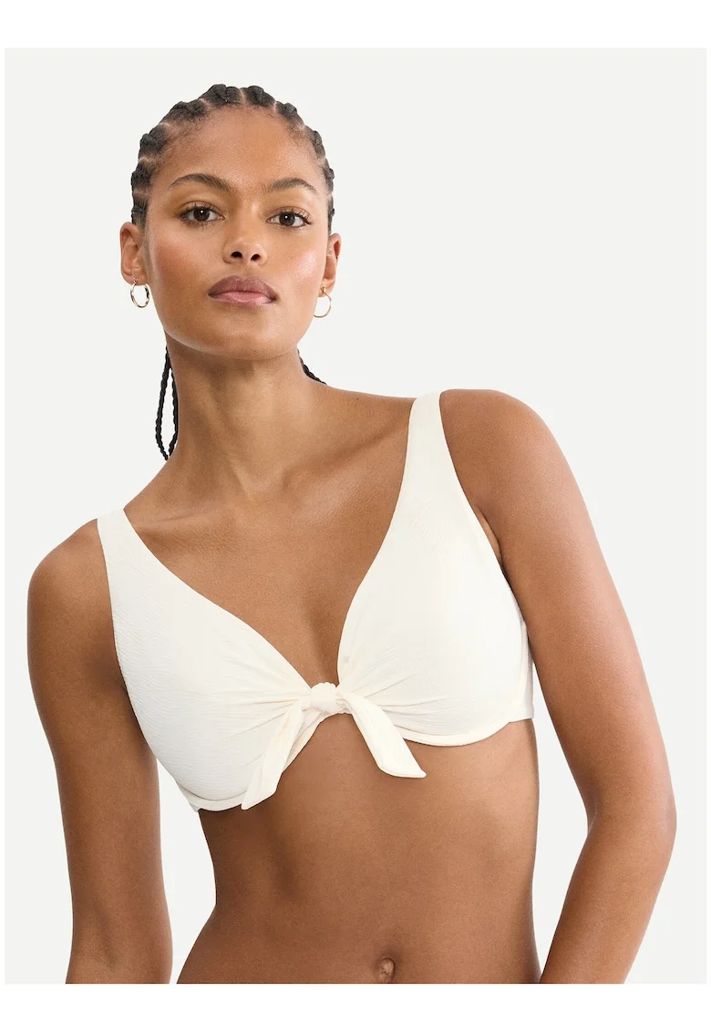Sutien de bikini pentru femei,  bej, material sintetic, sezon primavara-vara