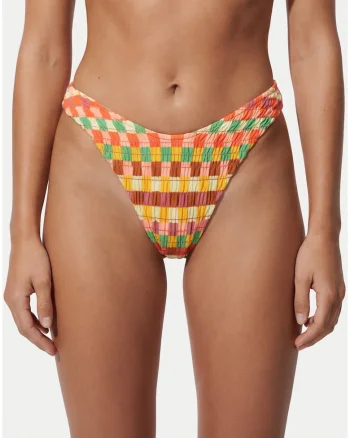 Slip de bikini pentru dama,  multicolor, reversibil, material sintetic