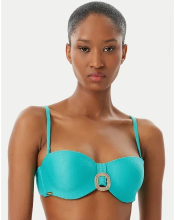 Sutien de bikini,  verde, poliamida, poliester