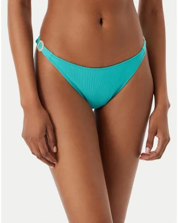 Slip de bikini pentru femei,  verde, poliamida, elastan