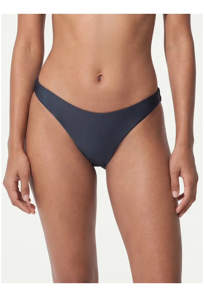 Slip de bikini pentru femei,  bleumarin, material elastic, fara inchidere