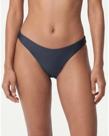 Slip de bikini pentru femei,  bleumarin, material elastic, fara inchidere