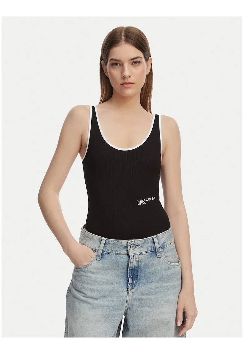 Body Dama,  Negru, bumbac organic, casual
