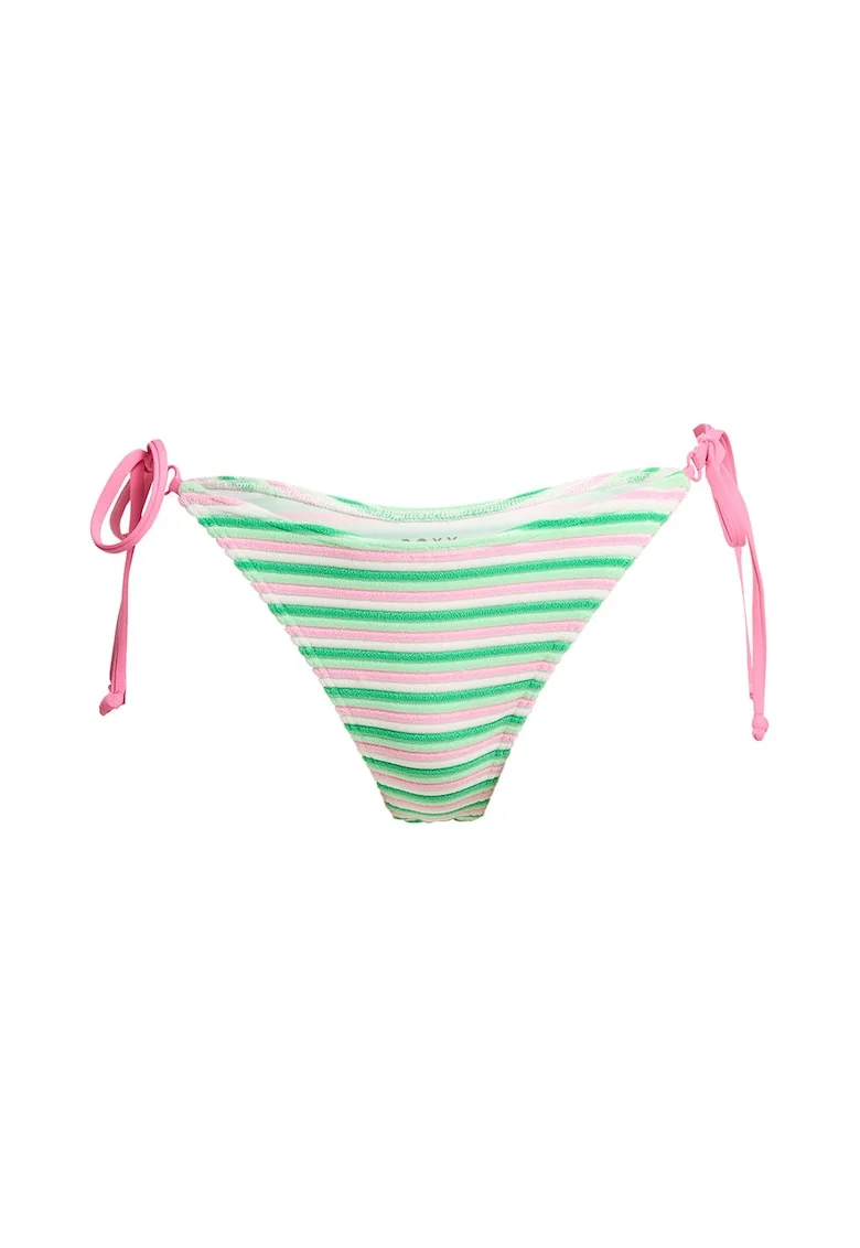 Slip tanga in dungi Juicy, Verde/Roz