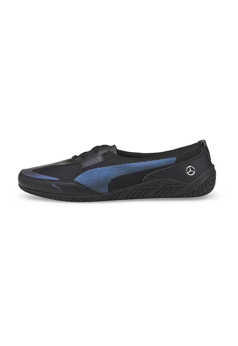 Pantofi sport slip-on cu garnituri de piele Balle, Negru/Albastru