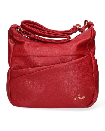Geanta crossbody din piele ecologica, Rosu