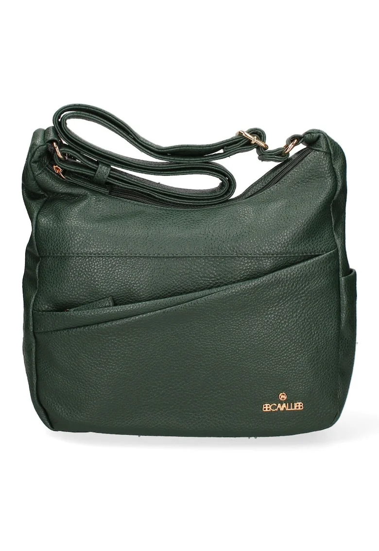 Geanta crossbody din piele ecologica, Verde