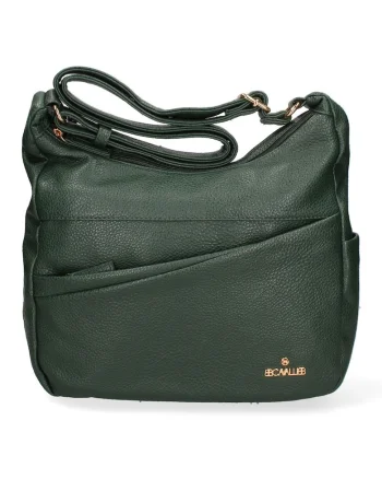 Geanta crossbody din piele ecologica, Verde