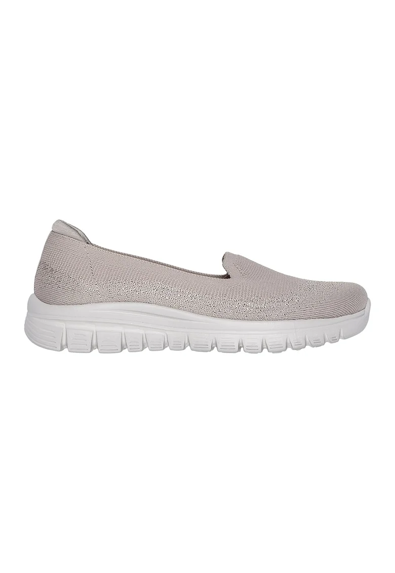 Pantofi slip-on Graceful, Maro taupe deschis