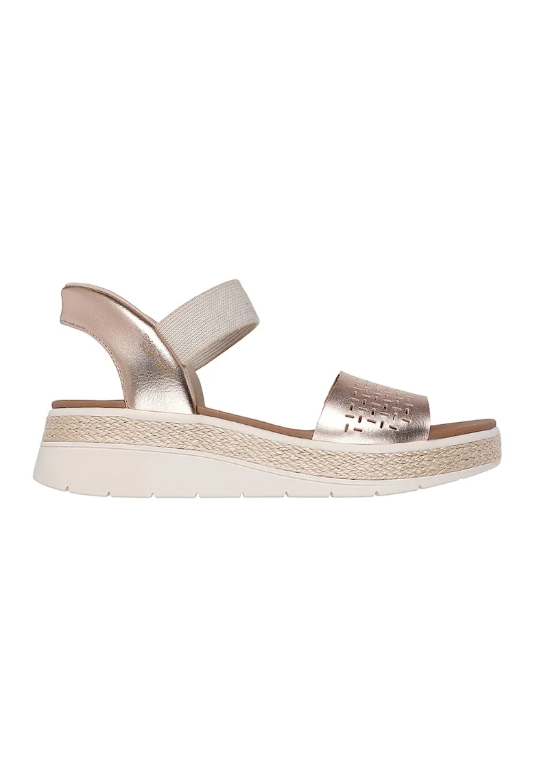 Sandale cu talpa wedge Slip Ins™ Sun Ray, Auriu rose