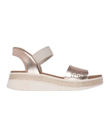 Sandale cu talpa wedge Slip Ins™ Sun Ray, Auriu rose