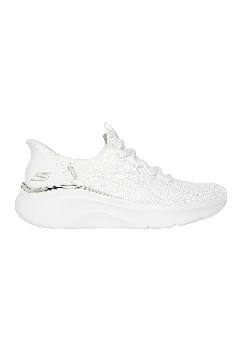 Pantofi sport slip-ins Bobs B Love de plasa, Alb
