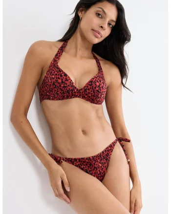 Slip brazilian Midnight Swim Tai, Rosu/Negru