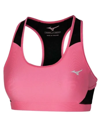Bustiera alergare dama  Alpha SS 2025, Negru/Roz