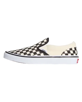 Tenisi slip-on cu model cu patratele