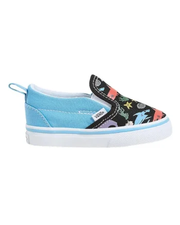 Pantoffi sport slip-on cu detalii fosforescente