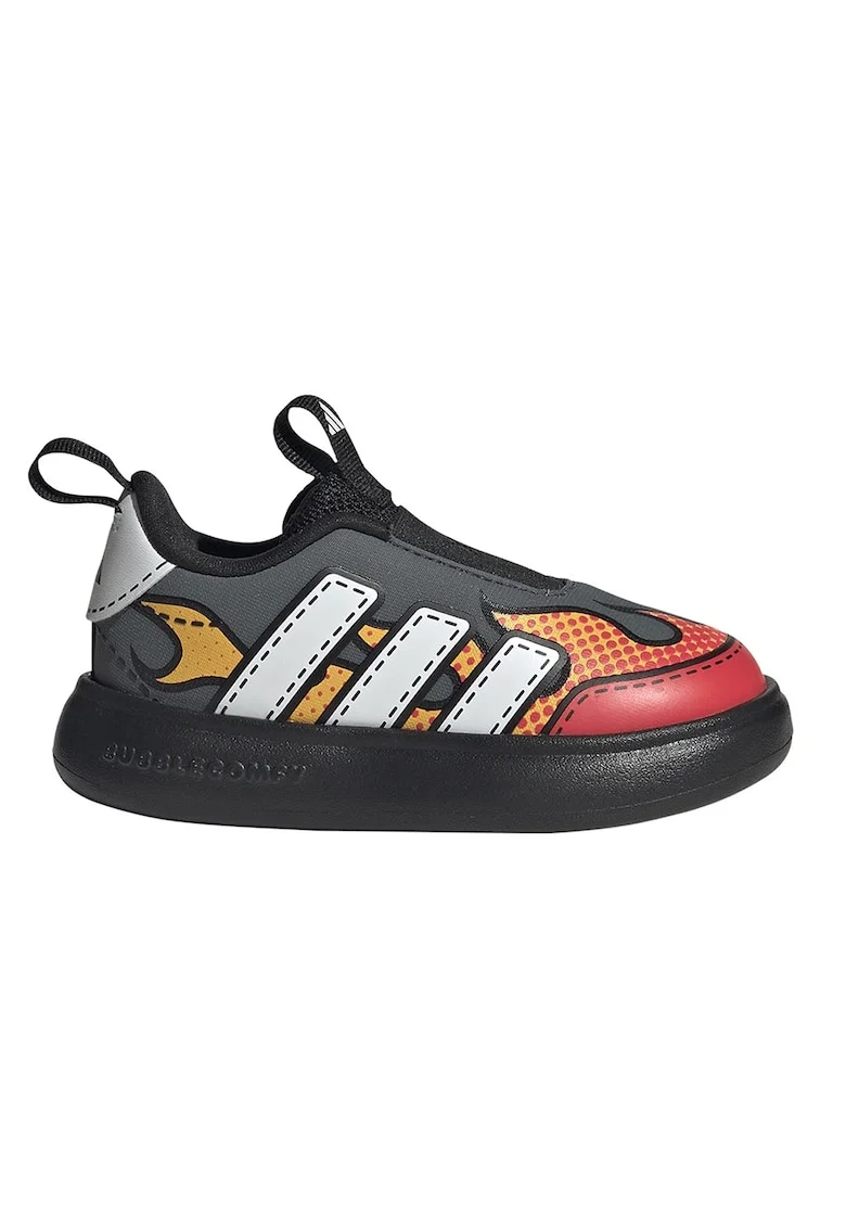 Pantofi sport Bubblecomic slip-on, Rosu/Portocaliu/Gri antracit