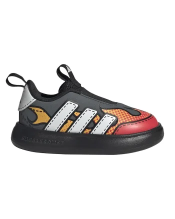 Pantofi sport Bubblecomic slip-on, Rosu/Portocaliu/Gri antracit