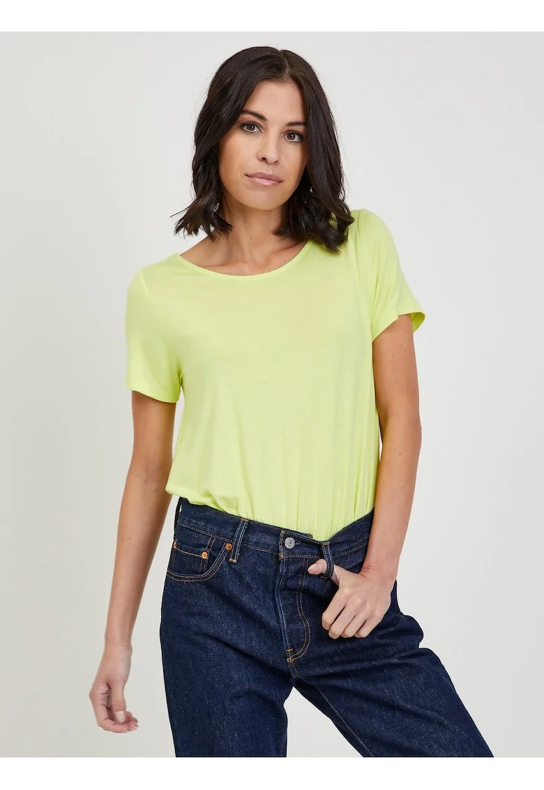 Tricou body cu decolteu la spate