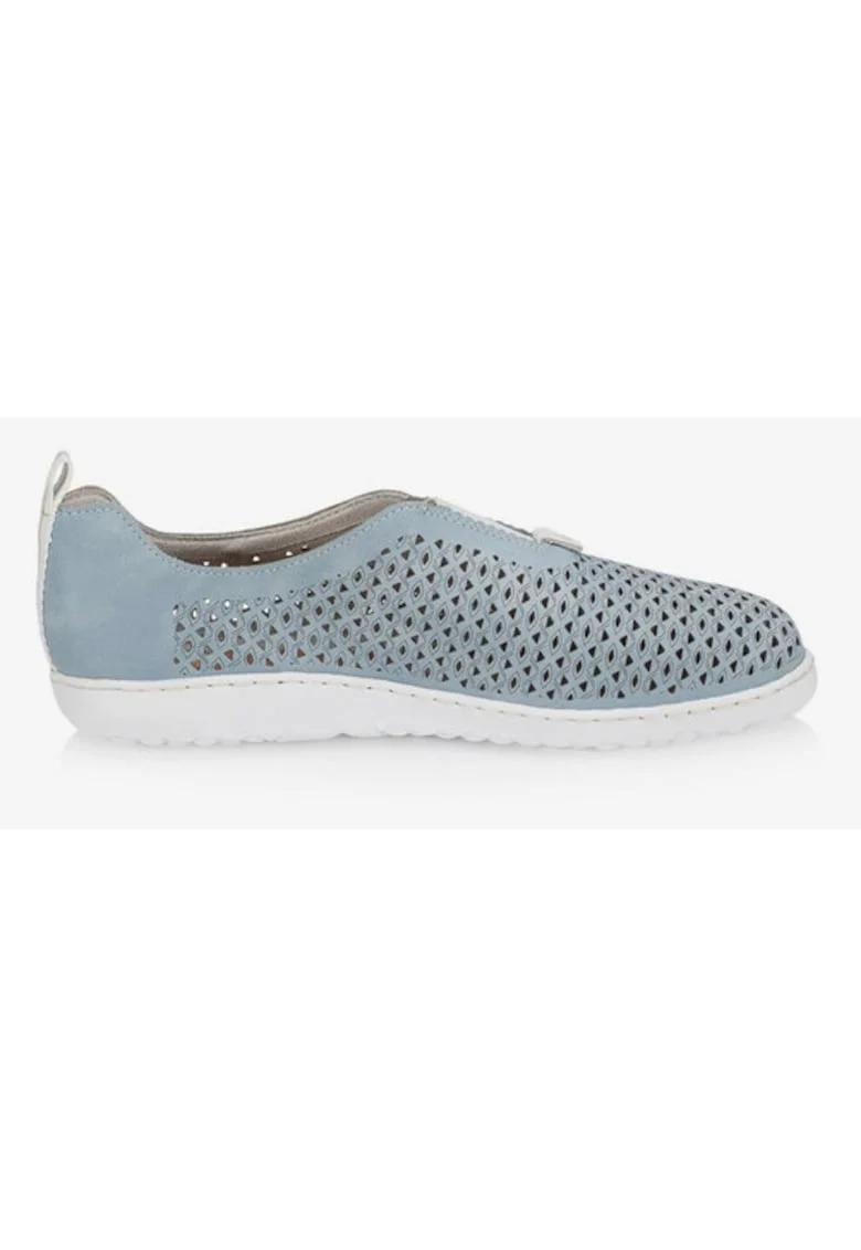 Pantofi sport slip on cu perforatii decorative