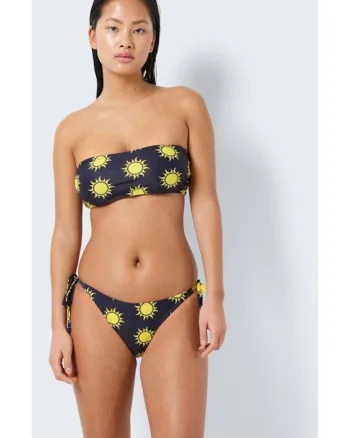 Sutien de baie bandeau cu imprimeu
