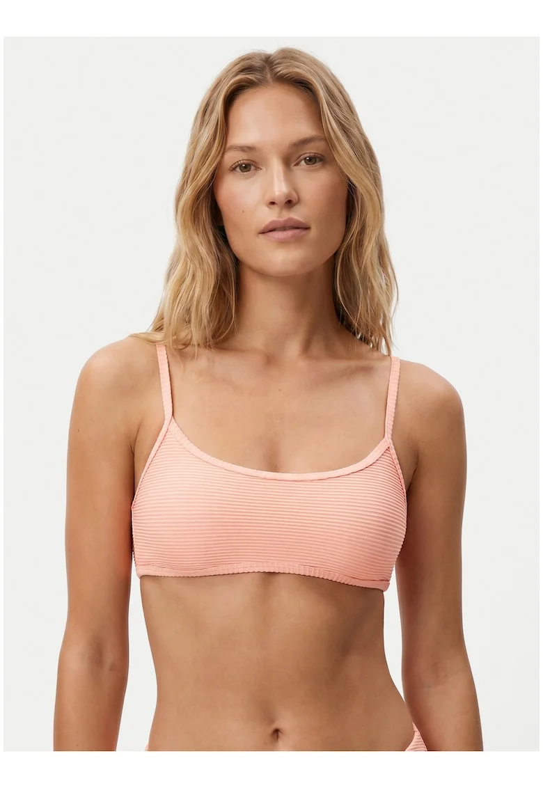 Sutien de bikini,  portocaliu, material reciclat