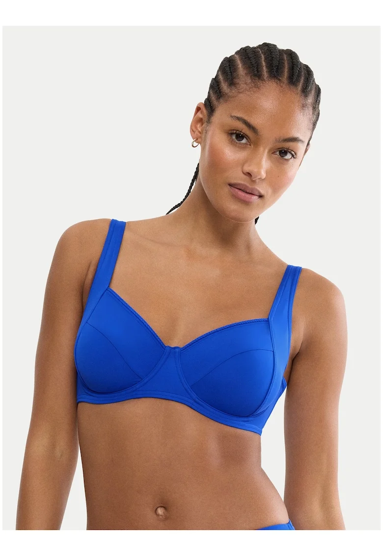 Sutien de bikini,  poliamida si elastan, 95G, Albastru