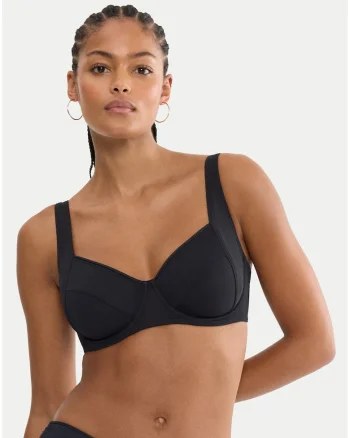Sutien de bikini  negru, Negru
