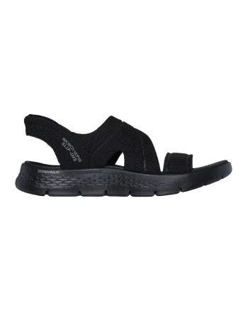 Sandale slip-on cu talpa plata, Negru