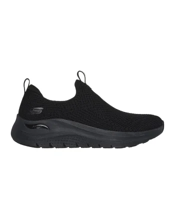 Pantofi slip-on de plasa, Negru