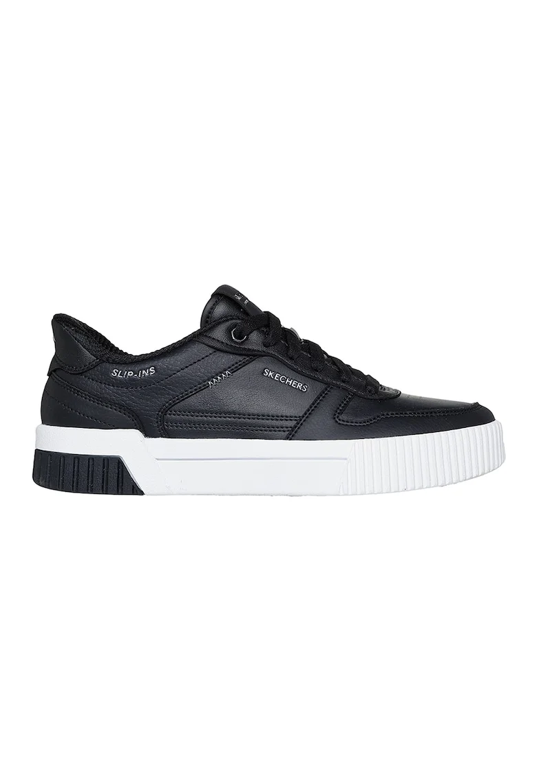 Pantofi sport din piele ecologica Jade Slip Ins, Negru