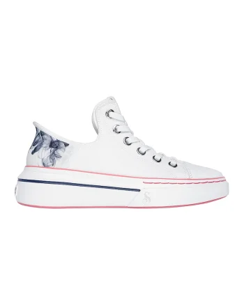 Pantofi sport Slip Ins cu garnituri din piele Snoop One, Alb/Roz