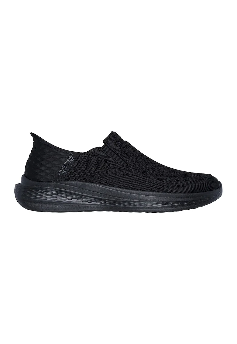 Pantofi din plasa Slade - Deacon Slip-Ins, Negru