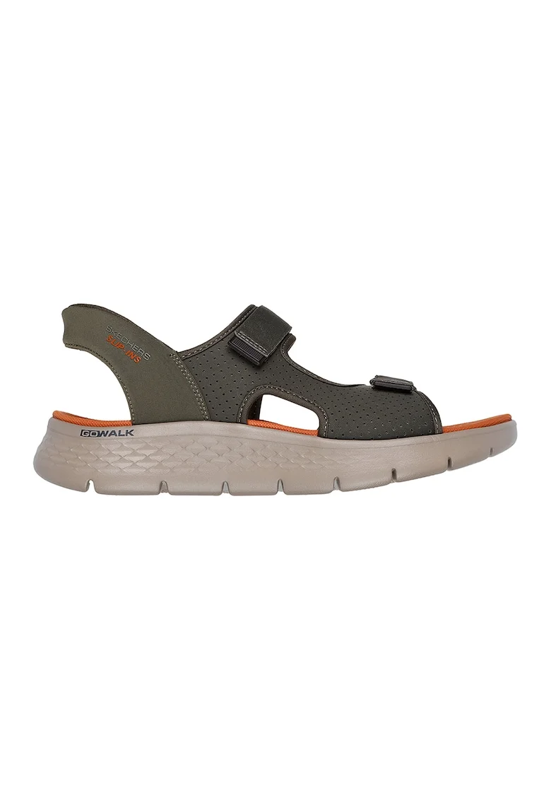 Sandale slip-ins Go Walk Flex, Verde masliniu