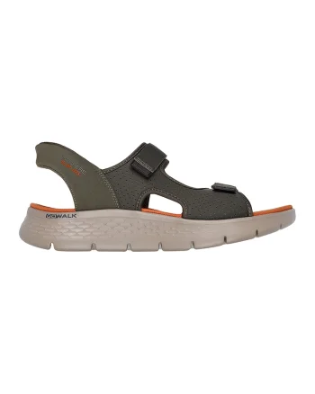 Sandale slip-ins Go Walk Flex, Verde masliniu