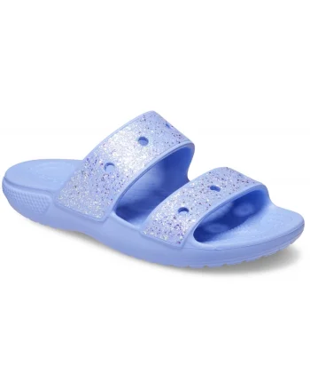 Papuci Copii,  Classic Glitter, Croslite, Albastru, Albastru
