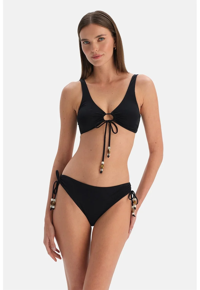 Slip cu model uni, Negru