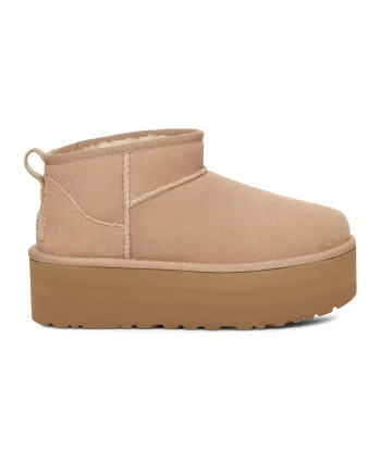 Ghete slip-on de piele intoarsa Classic Ultra Mini, Maro deschis