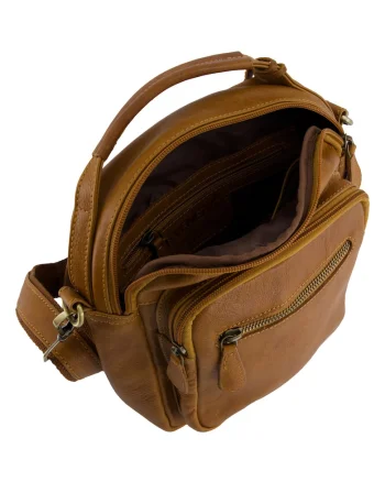 Geanta crossbody din piele cu bareta ajustabila