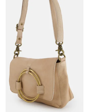Geanta crossbody din piele si curea detasabila