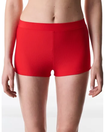Slip cu talie elastica, Rosu