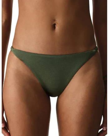 Slip clasic cu model uni, Verde padure