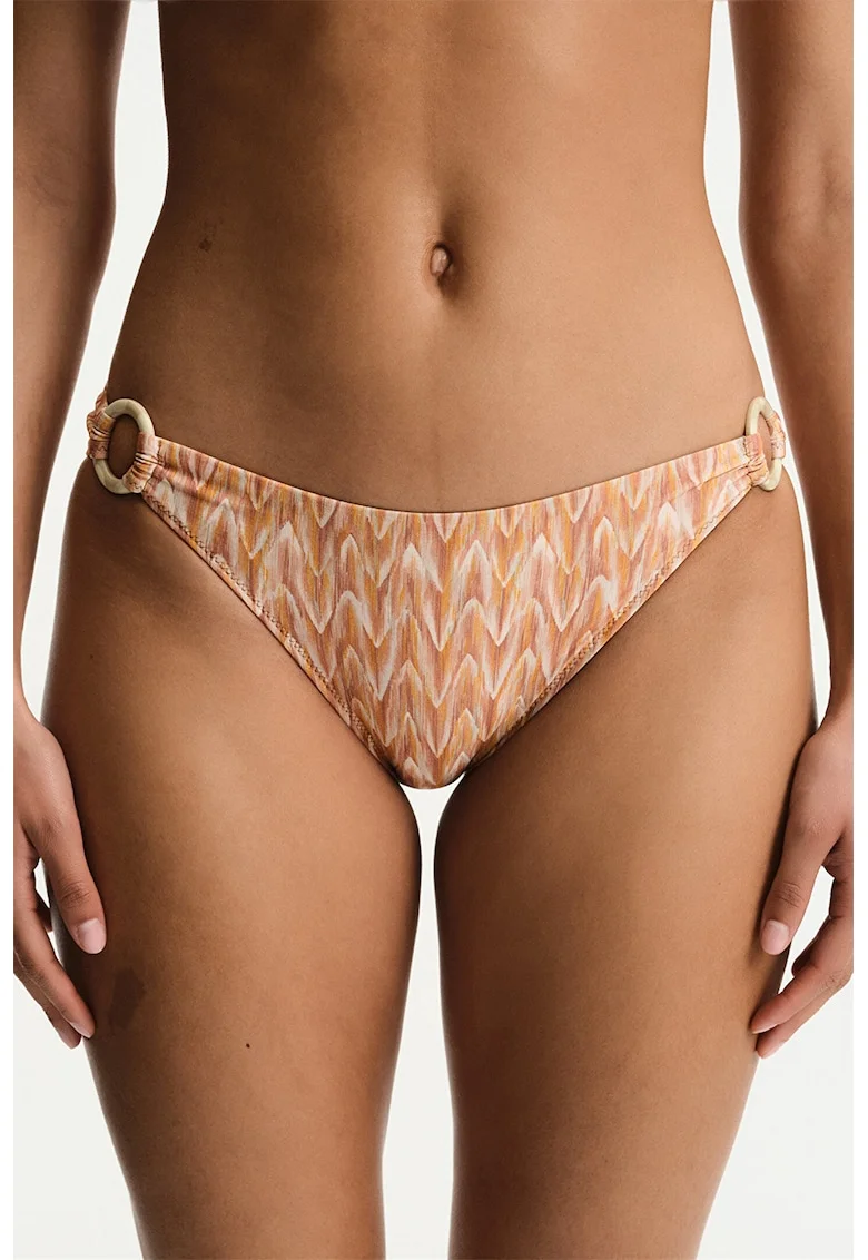Slip cu imprimeu grafic, Multicolor